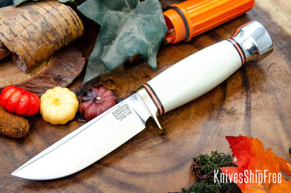 Bark River Knives: Mini Manitou - CPM-154 - Ivory Micarta G-10