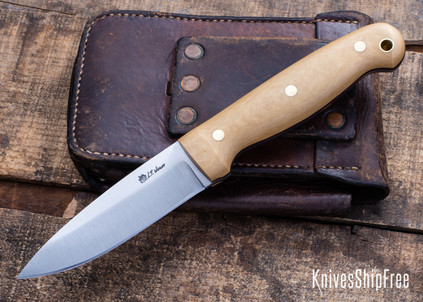 L.T. Wright Knives: GNS - Maple Valley Richlite - Matte - Red