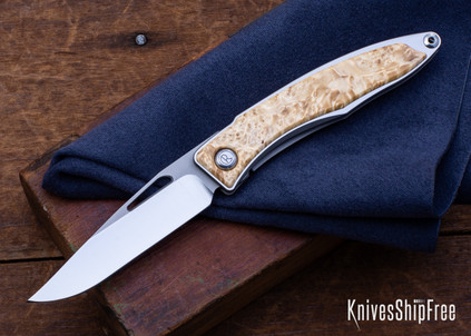 Chris Reeve Knives: Mnandi - Box Elder Burl - CR08LK011