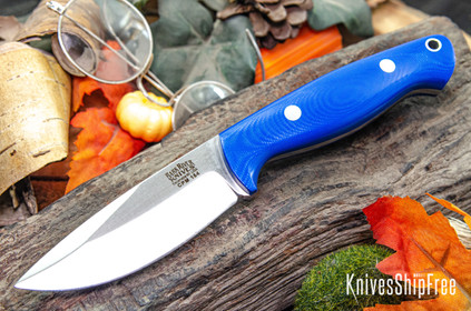 Bark River Knives: North Country EDC - CPM 154 - Blue Glow G-10