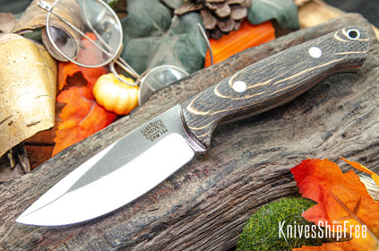 Bark River Knives: North Country EDC - CPM 154 - Bog Oak - Red Liners #1