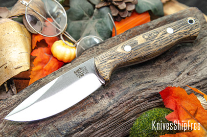 Bark River Knives: North Country EDC - CPM 154 - Bog Oak - Red Liners #2