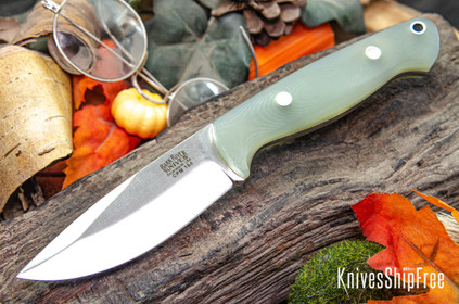 Bark River Knives: North Country EDC - CPM 154 - Ghost Green Jade G-10