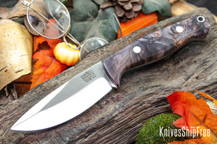 Bark River Knives: North Country EDC - CPM 154 - Multi-Colored Maple Burl #3
