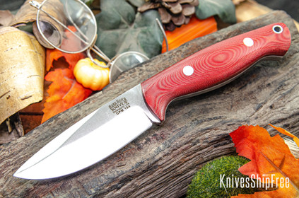 Bark River Knives: North Country EDC - CPM 154 - Red Linen Micarta