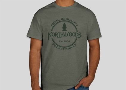Northwoods Knives T-Shirt - Olive Green