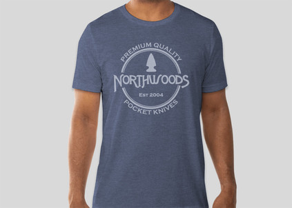 Northwoods Knives T-Shirt - Vintage Navy