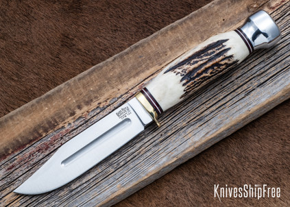 Bark River Knives: Gladstone Hunter - CPM-154 - Sambar Stag #25