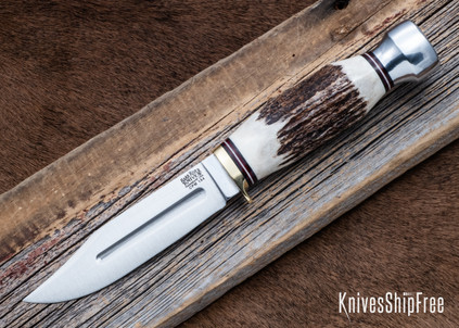 Bark River Knives: Gladstone Hunter - CPM-154 - Sambar Stag #29