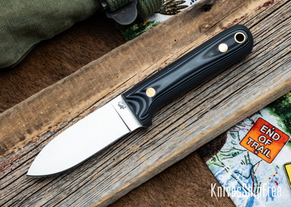 L.T. Wright Knives: Next Gen - Grey & Black G10 - Matte- A2 Steel - Fat Ground