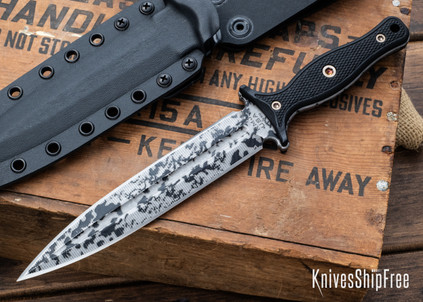RMJ Tactical: Kilroy - Black G-10 - M390 - Acid Etched