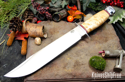 Bark River Knives: 1909 Bowie - Birdseye Maple #6