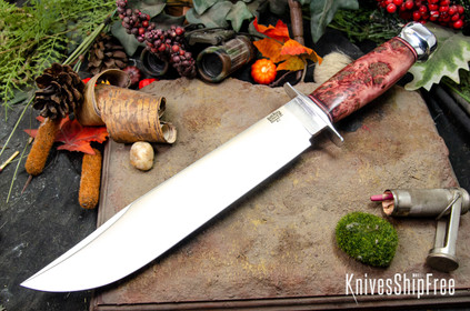Bark River Knives: 1909 Bowie - Cherry Maple Burl #3