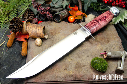 Bark River Knives: 1909 Bowie - Cherry Maple Burl #5