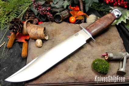 Bark River Knives: 1909 Bowie - Mesquite Burl #8