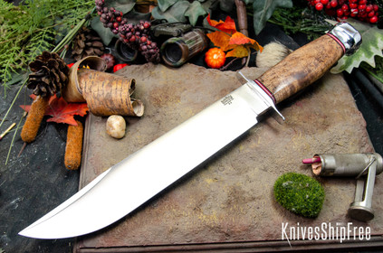 Bark River Knives: 1909 Bowie - Mesquite Burl #10