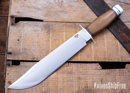 Bark River Knives: 1909 Bowie - Natural Canvas Micarta