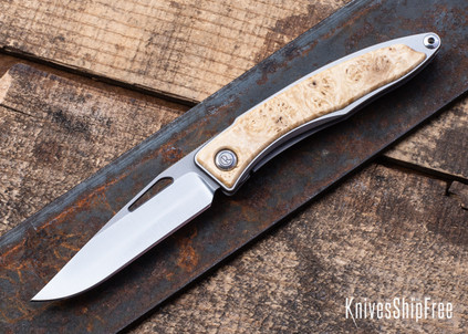 Chris Reeve Knives: Mnandi - Box Elder Burl - CR30AL010