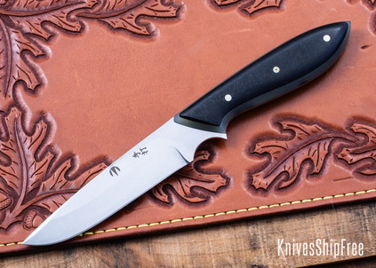 Muteki: 3.65" Perfect Neck Knife - Glass Composite - Jade G-10 Liners - Hitachi White #1 Steel - #6370