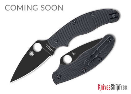 Spyderco: UK Penknife Salt Blackout - Black G-10 - CPM-MagnaCut - Black DLC - C94GMCBKP