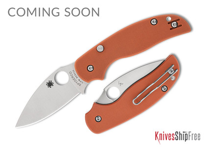 Spyderco: Chaparral - Lockback - Burnt Orange G-10 - REX 121