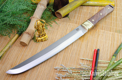 Bark River Knives: Tengu - CPM 3V - American Walnut - Black Liners #1