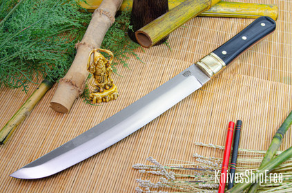Bark River Knives: Tengu - CPM 3V - Black G-10 - Red Liners