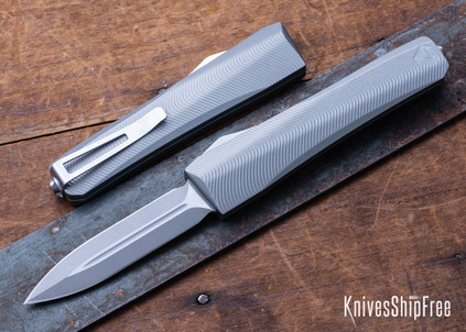 Core Edge USA: 0331 Pulsar OTF - Natural Aluminum - MagnaCut - Blasted Double Edge