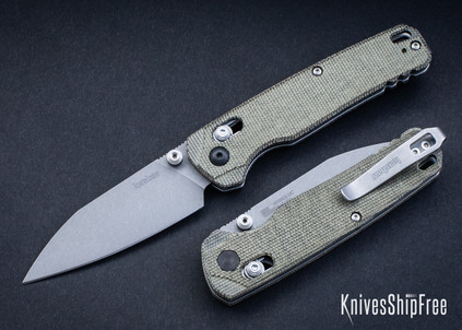 Kershaw Knives: Bel Air - OD Green Canvas Micarta - MagnaCut - Working Finish