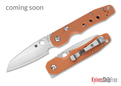 DMC エリート2 MLオレンジヒョウ柄とグリーンCAMO 26.5~27cm Spyderco: Chaparral - Lockback - Burnt Orange G-10 - REX 121