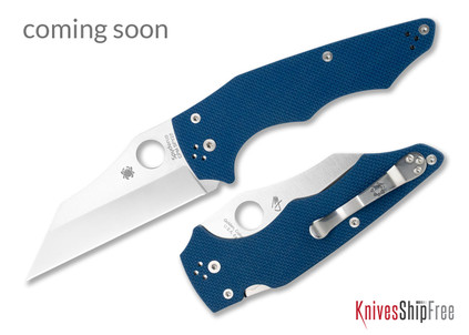 Spyderco: YoJumbo - Cobalt Blue G-10 - Compression Lock - CPM-SPY27 - C253GPCBL