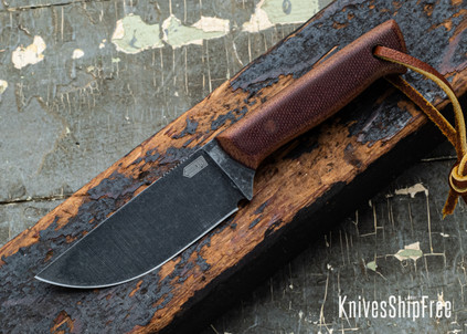 Bald Man Knife & Tool - B.A.S.K. Compact - Vintage Micarta - 1095