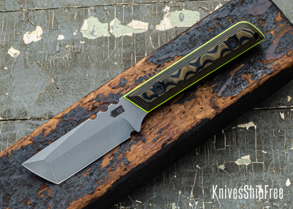 Bald Man Knife & Tool - Thicker Clipper T - HiVis Camo G10 - Magnacut