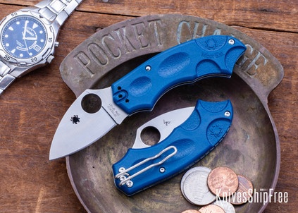 Spyderco: Meerkat Lightweight Sprint Run - Cobalt Blue FRN - CPM-SPY27