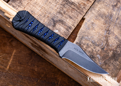 Auxiliary Manufacturing: Pocket Bowie - Blue Stingray & Cord Wrap - AEB-L
