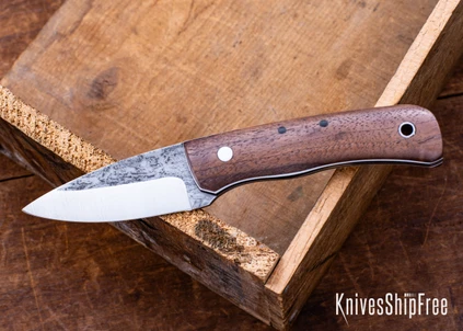 Darlington Edgecraft - Leonard Skinner - Walnut - White G10 & Black Micarta Liners - White G10 & Black Micarta Pins - A2 Tool Steel