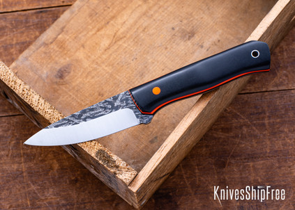 Darlington Edgecraft - Candyman - Midnight Richlite - Red/Orange/Red G10 & Black Micarta Liners - Orange G10 Pins - A2 Tool Steel