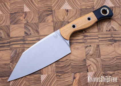 Benchmade Knives: 4010-02 Station Knife - Maple Valley Richlite/Black G-10 - CPM-154