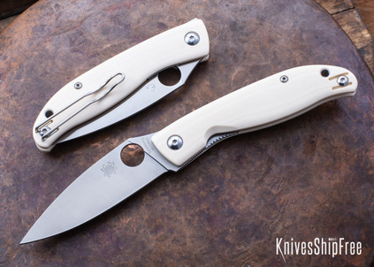 Spyderco: Mantra 4 - Flipper - White G-10 - Liner Lock - 8Cr13MoV