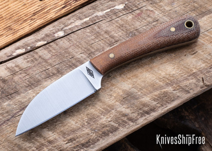 Battle Horse Knives: Warney - O1 Tool Steel - Flat Grind - Natural Micarta - Kydex Sheath