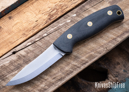 Battle Horse Knives: Featherstick - O1 Tool Steel - Scandi Grind - Black Micarta