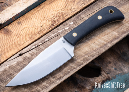 Battle Horse Knives: Icelandic - O1 Tool Steel - Saber Grind - Black Micarta