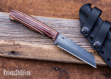 WK Forgeworks Custom Knives: Comanche XL - Xcut Canvas Micarta - Canvas Micarta Pins - 80CrV2