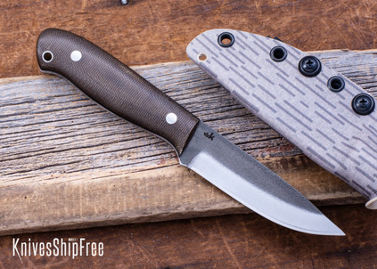 WK Forgeworks Custom Knives: V2.3 - OD Green Canvas - Black Liners - Stainless Corby Pins - CPM 154