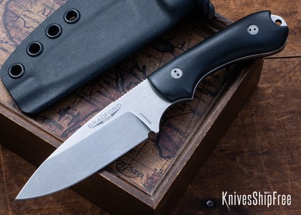 Bradford Knives: Guardian 3.2 - CPM-MagnaCut - Sabre Grind - 3D Black Micarta - Kydex Sheath