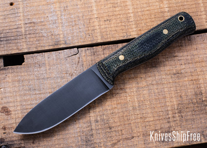 Riner Customs - Cane Creek - Rough MARPAT Camo Micarta - Black Liners - Brass Pins