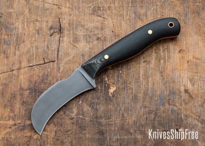 Riner Customs: Lineman - Black Micarta - Volunteer Micarta Liners - Brass Pins