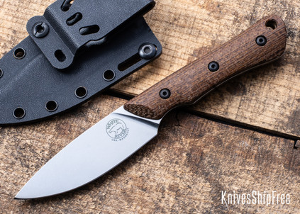 White River Knife & Tool: Brave - Natural Burlap Micarta - CPM-MagnaCut
