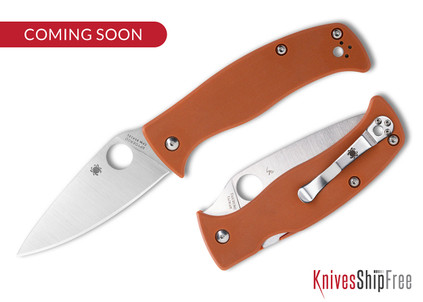 Spyderco: Caribbean - Compression Lock - Burnt Orange G-10 - CPM REX 121 - C217GPBOR