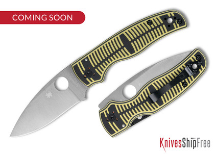 Spyderco: Shaman Salt - Compression Lock - Black & Yellow G-10 - CPM-MagnaCut - C229GBKYLMCP